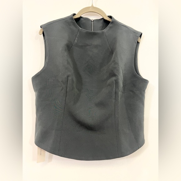 Commense Solid Stand Collar Tank Top - Picture 7 of 11